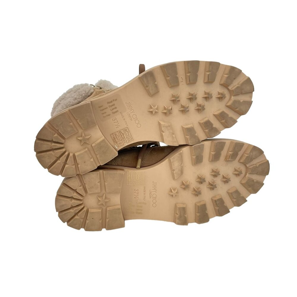Jimmy Choo Suede & Shearling Boots - Picture 7 of 7